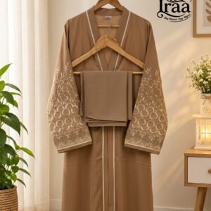 Royal Golden Embroidery Abaya